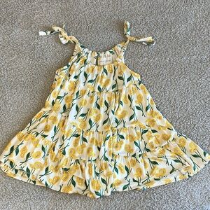 Floral Yellow Kids Tunic size 6